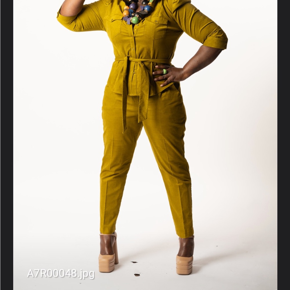 Olive Green Women's Jumpsuit